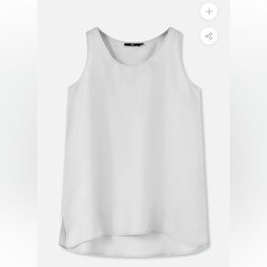 Jarbo 100% Silk Cream Tank Top